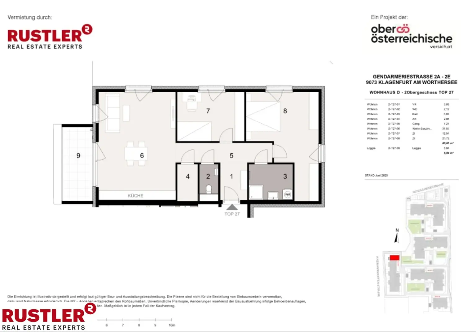 TRIVARA - Wohnen, wie man leben will - 3 Zimmer Balkonwohnung D-27