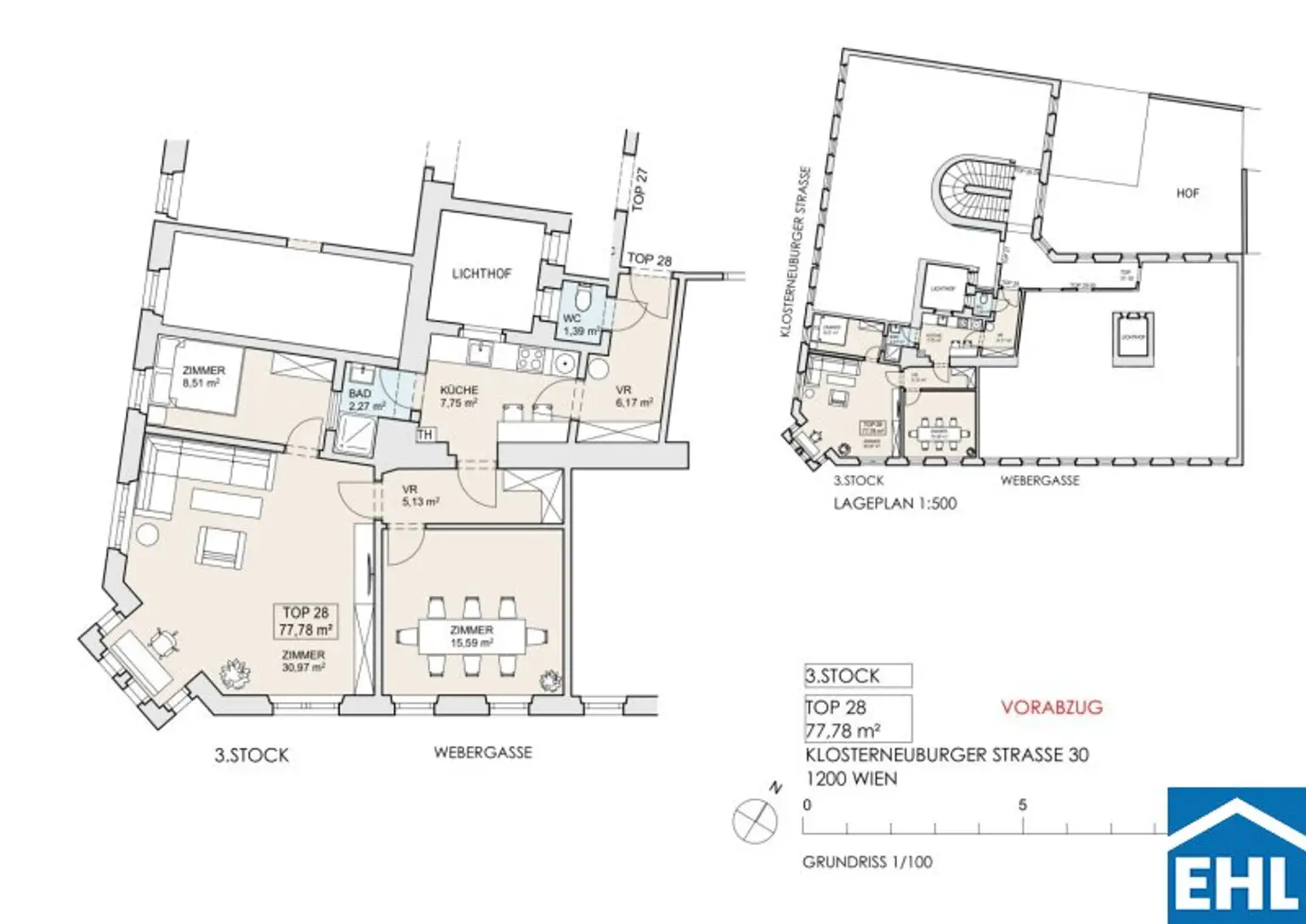 Charmante Altbauwohnung nahe dem Augarten