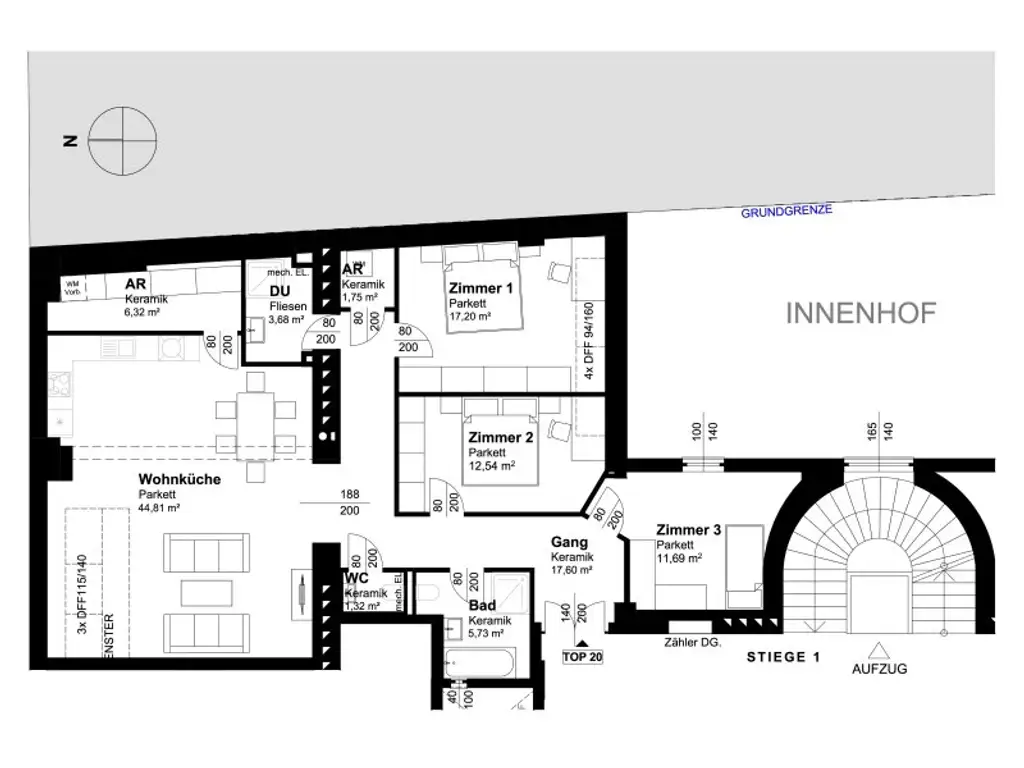 Mitgestalten statt Kompromisse: Sanierte Dachgeschosswohnung in Top-Lage