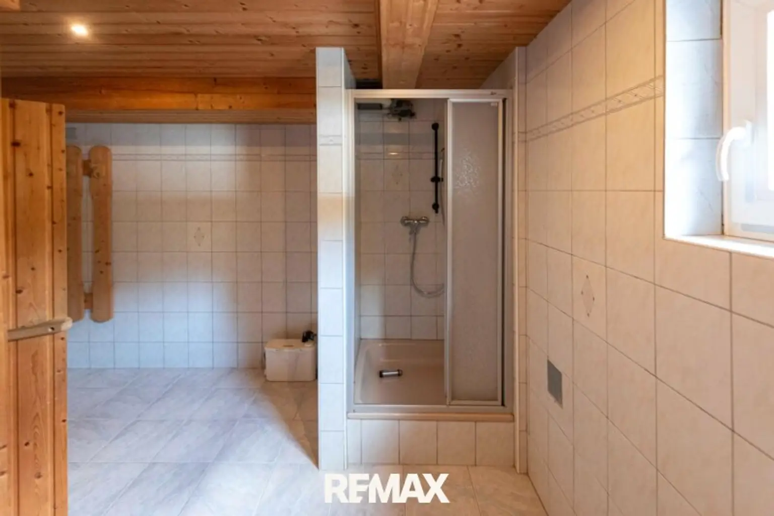 Keller mit Sauna und Dusche