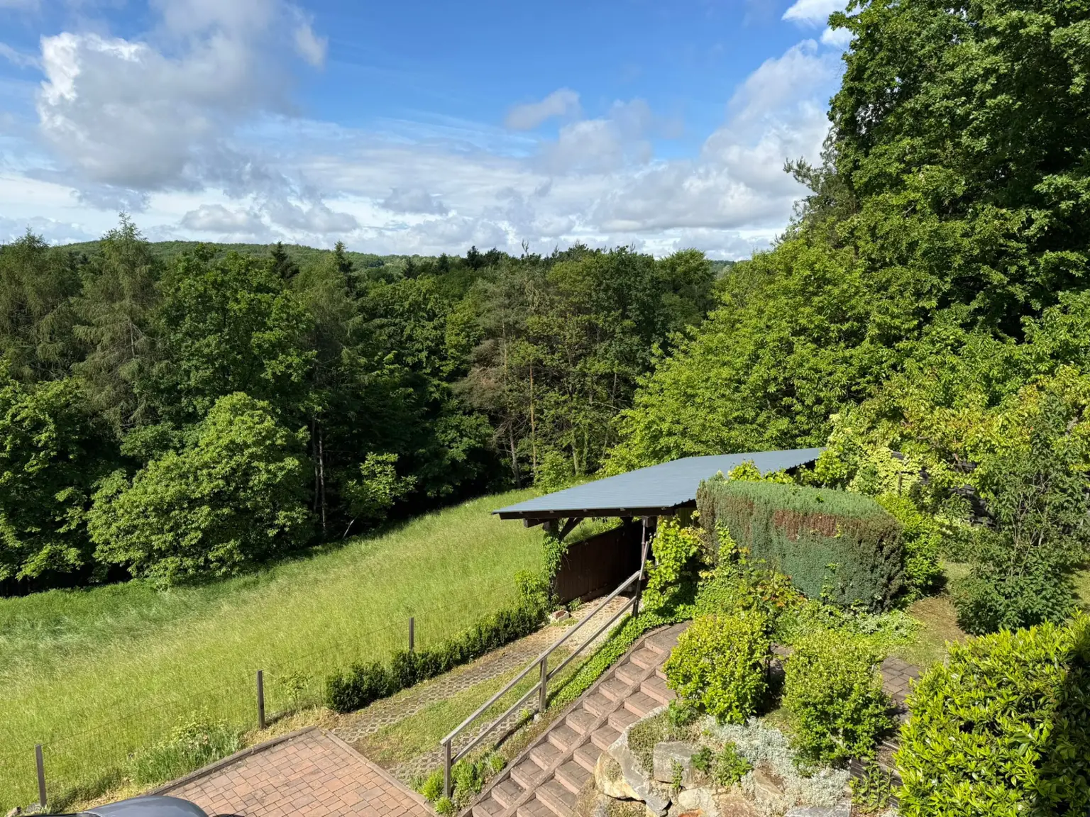 Aussicht Carport