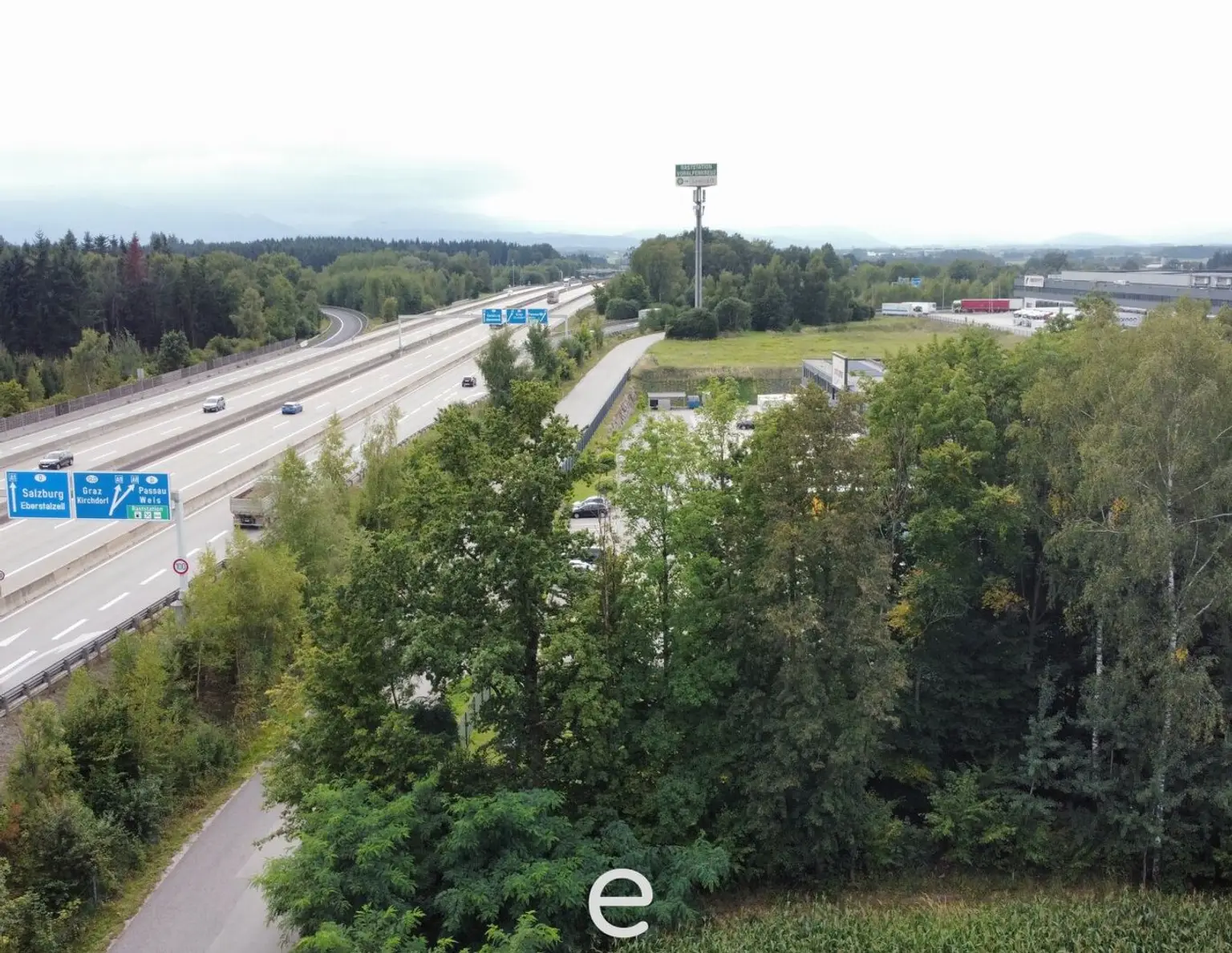 Sattledt - 2,5ha Betriebsbaugrund direkt an der Autobahn!
