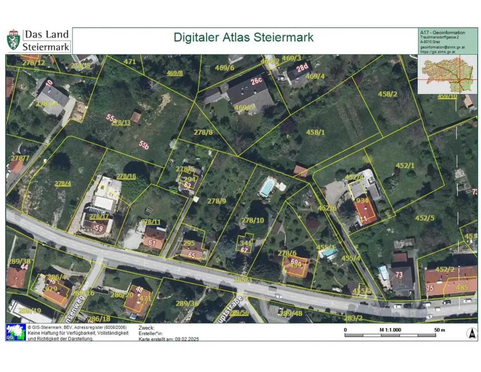 Traumhaftes Bauträgergrundstück in Grazer Bestlage mit Stadtblick