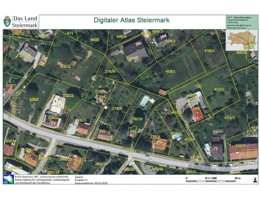 Traumhaftes Bauträgergrundstück in Grazer Bestlage mit Stadtblick