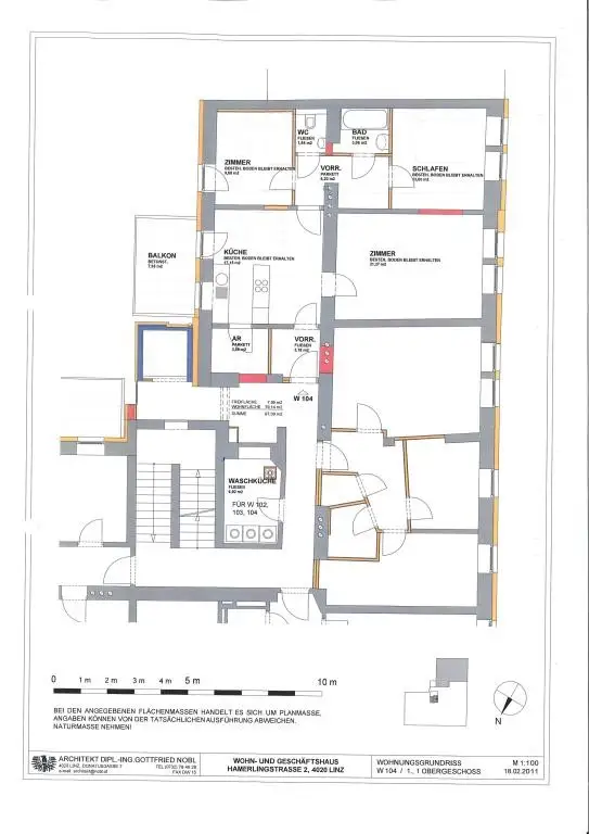 Kompakte 4-Zimmer-Wohnung mit hofseitigem Balkon - verfügbar ab November 2025