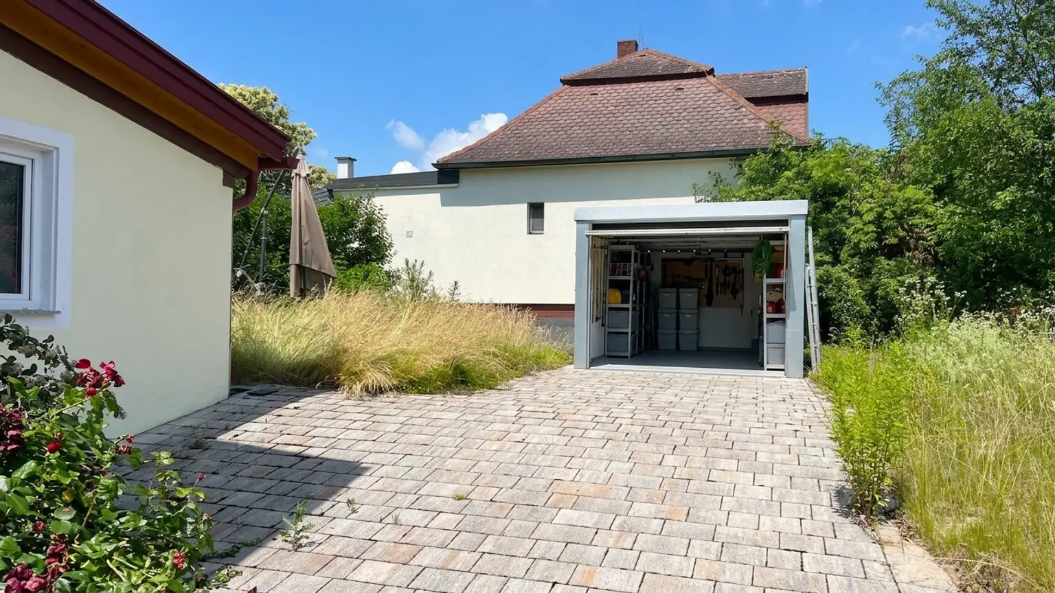 Garage (Einfahrt KI aufgeräumt)
