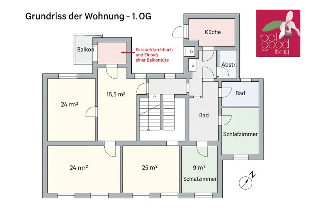 Wien Mitte: 4-Zimmer-Altbau | Luxussanierung | Balkon genehmigt | Nähe U3/U4 & Innenstadt