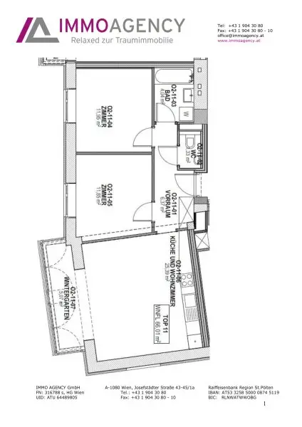 Helle 3-Zimmer Citywohnung (Heizkosten inkl.)