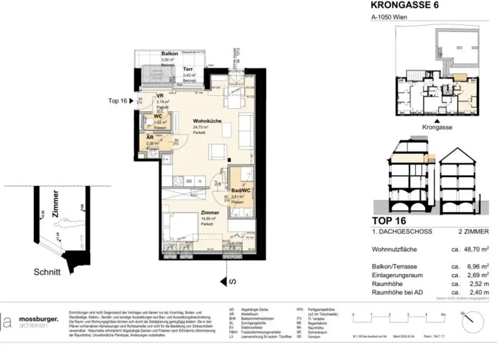 Krongasse! Erstbezug DG-Terrassenwohnung auf liebevoll neu saniertem Altbauhaus - Top16