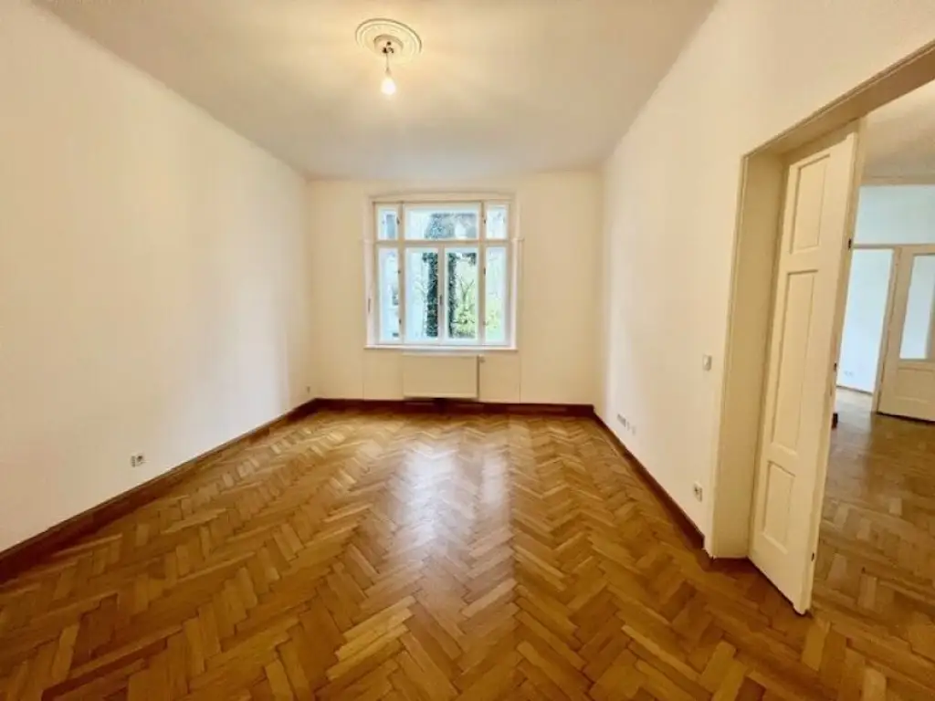Gersthof /Pötzleinsdorf - charmante Altbauwohnung, 94m2 mit Balkon, Grünblick & Gartenidylle mitten in der Stadt!