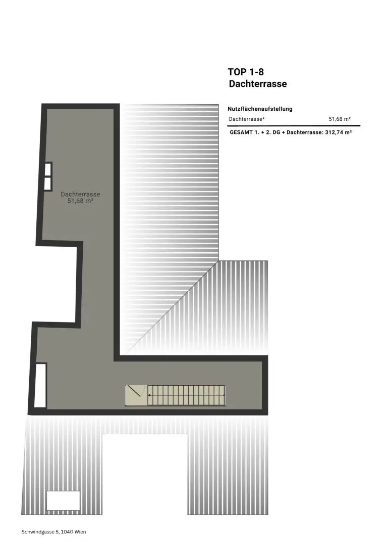 Über den Dingen: Terrassen-Maisonette mit Wiener Skyline