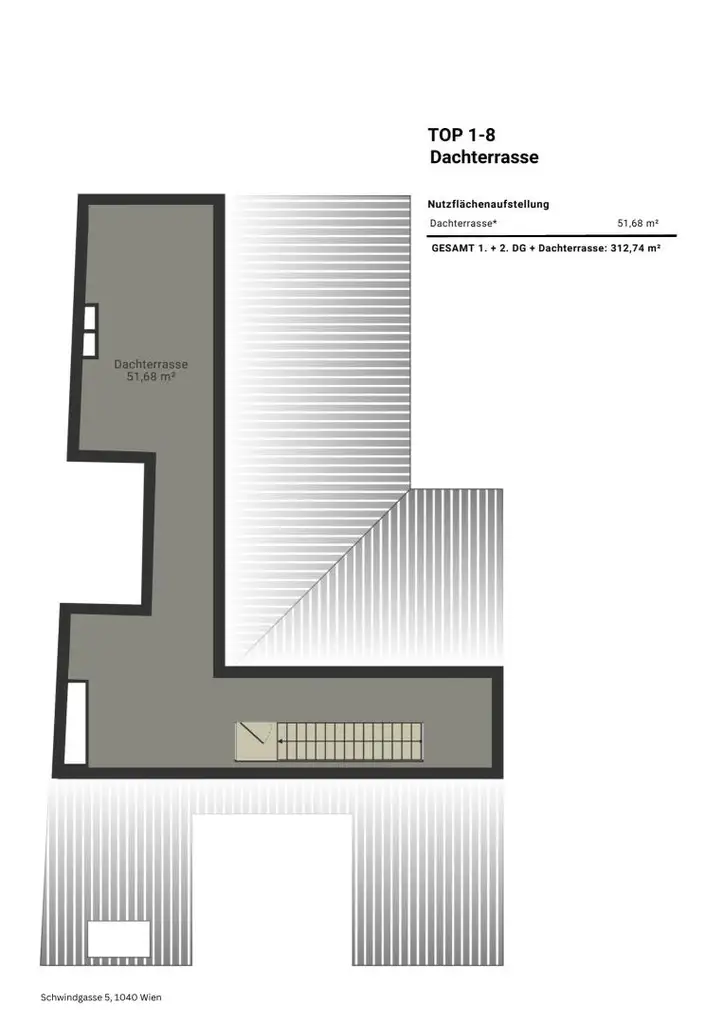 Über den Dingen: Terrassen-Maisonette mit Wiener Skyline