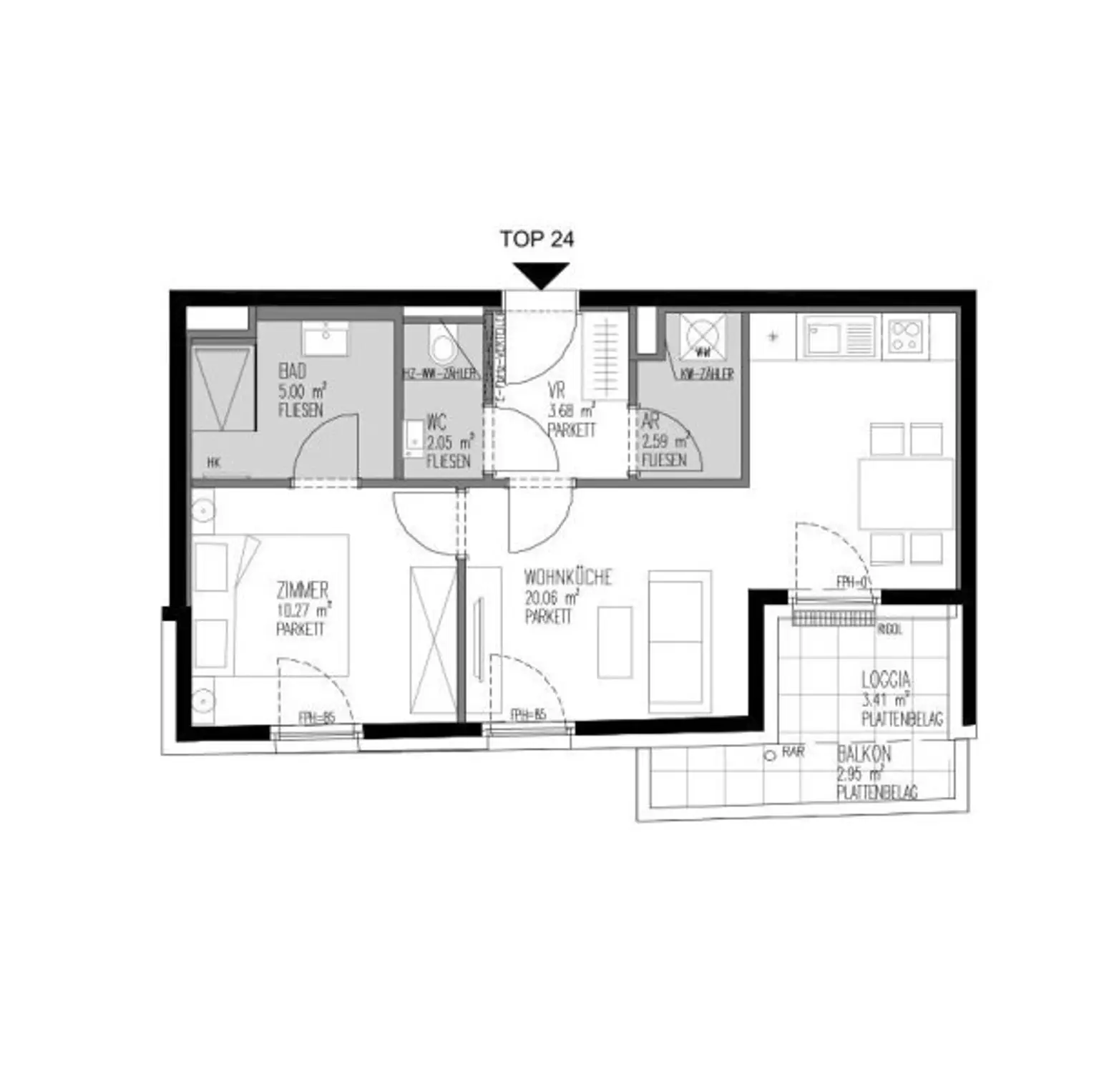 Möblierte 2-Zimmer-Balkonwohnung in Hietzing zu vermieten!