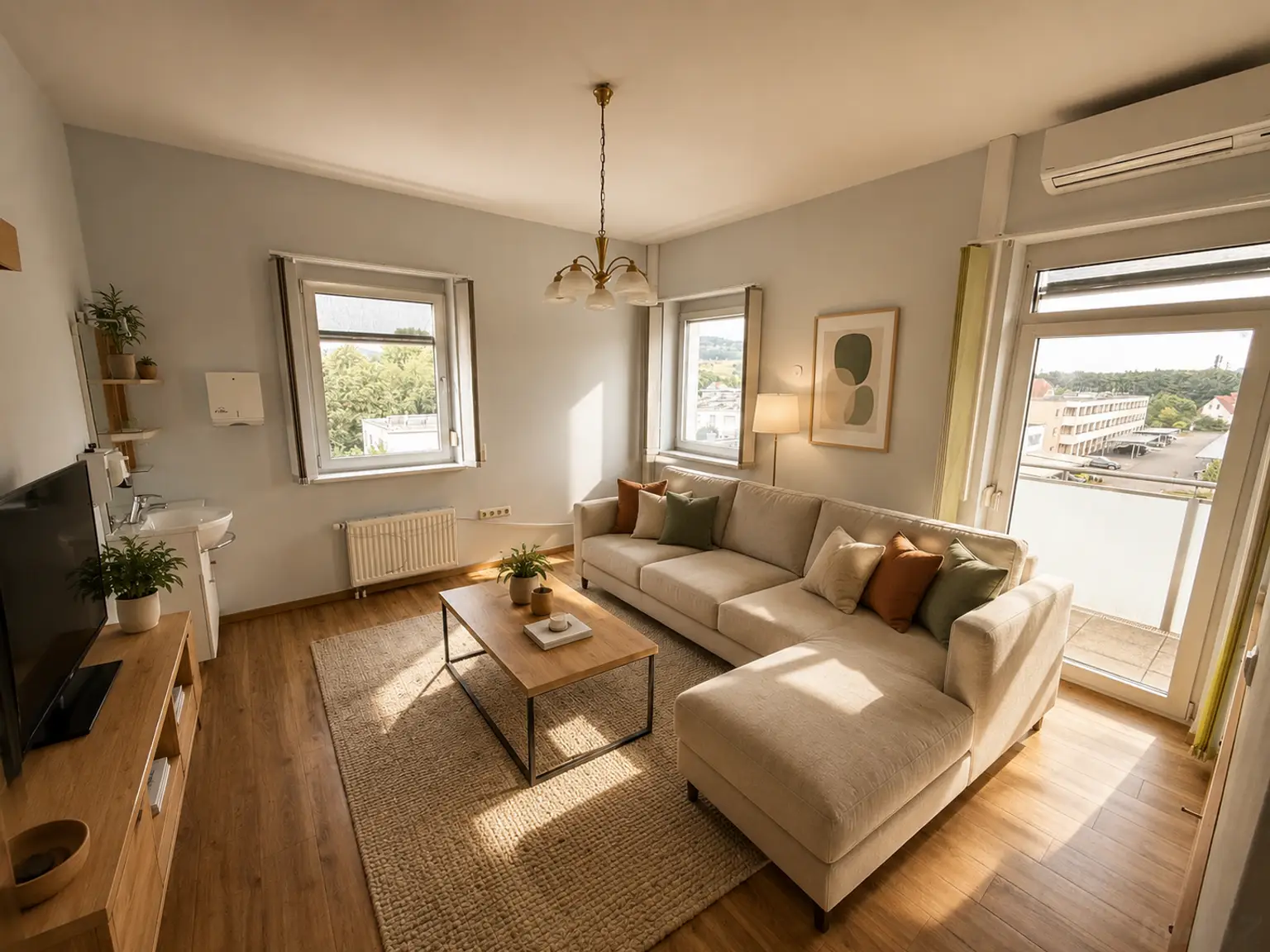 Penthouse-Wohnzimmer