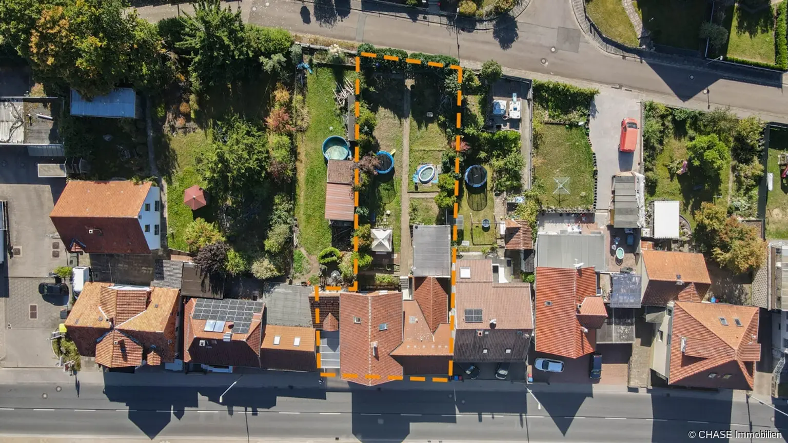 Vogelperspektive, gesamtes Grundstück (gezeichnet)