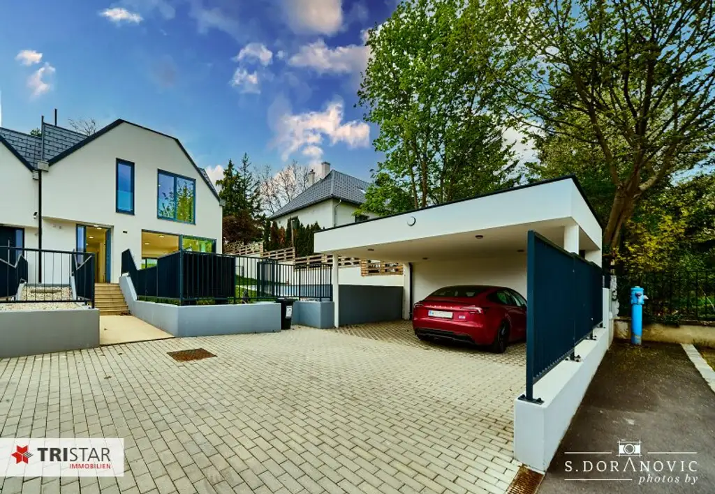 NEU! ++ Gießhübl/Maria Enzersdorf ++ Exklusives Haus mit Pool, Garten, Dachterrasse & 2 Carport-Stellplätzen ++ Vollunterkellert ++ inkl. Küche ++
