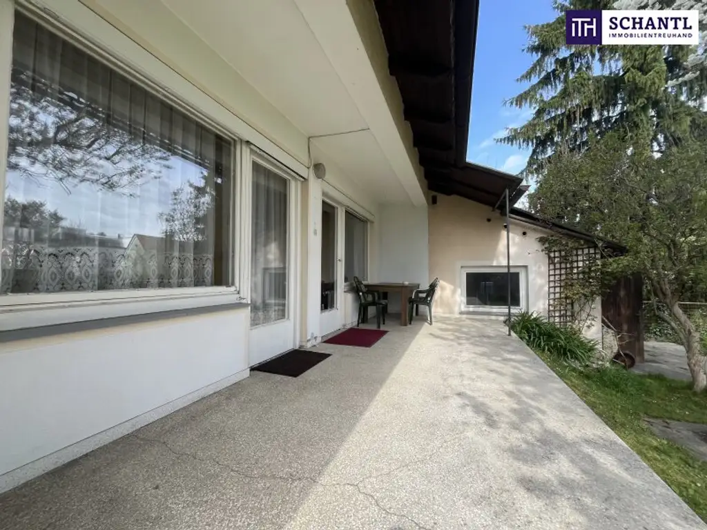 PLATZ zum WACHSEN – sanierungsbedürftiges Haus mit großem Garten und traumhaften Bäumen in Graz Liebenau! Bungalow mit Ausbaureserve!