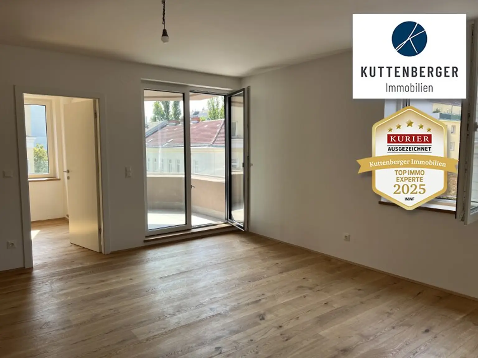 *Superprojekt: ''Über den Baumwipfeln" TOP 45 MIT ZWEI TRAUMHAFTEN WEST-LOGGIEN