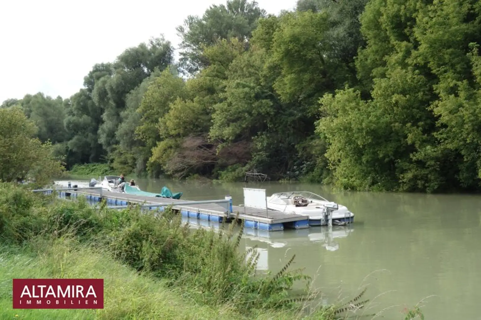 Als wäre hier eine Perlenmuschel gestrandet - Ein Leben am Donauarm