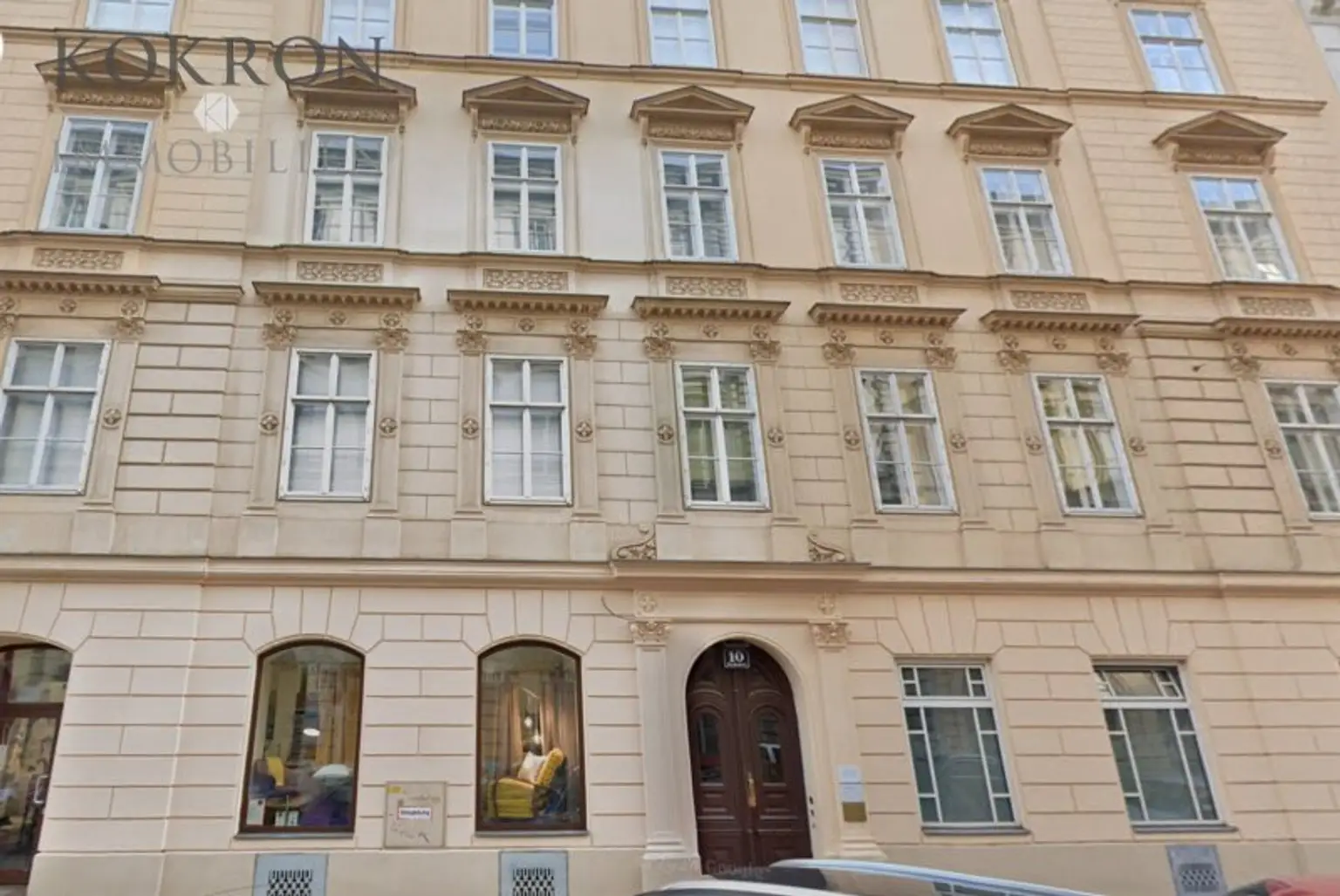 Repräsentative Kanzlei oder Praxis mit Wohnung (derzeit Kurzzeit-Mietwohnung mit 5% Rendite)
