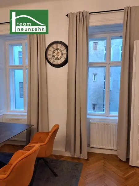 Stadt-Wohnung: Charmant sanierte Altbauwohnung im gepflegten Gründerzeithaus in absoluter Hofruhelage - unweit der Volksoper - JETZT ANFRAGEN