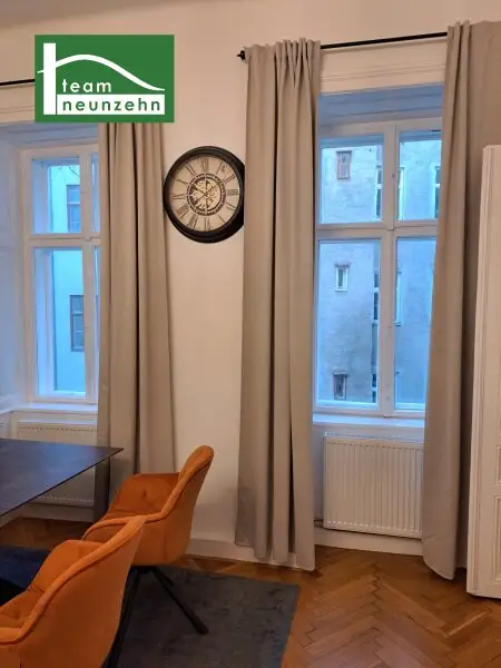 Stadt-Wohnung: Charmant sanierte Altbauwohnung im gepflegten Gründerzeithaus in absoluter Hofruhelage - unweit der Volksoper - JETZT ANFRAGEN