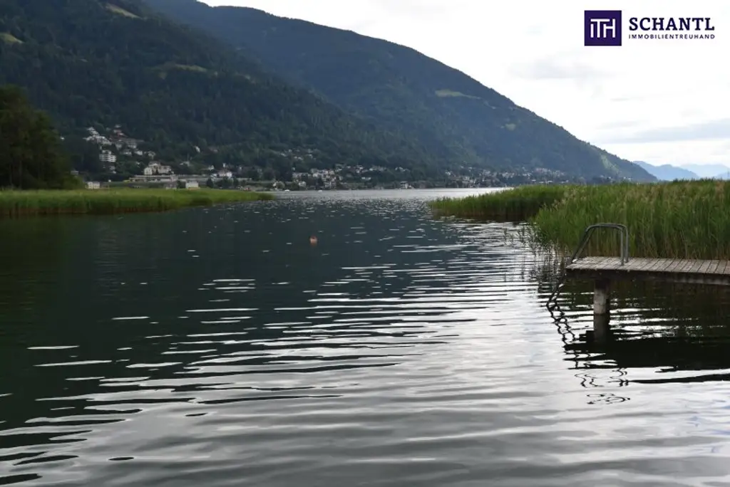 ++EXKLUSIVE ca. 92m² EIGENTUMSWOHNUNG am OSSIACHER SEE++mit PRIVATEM SEEZUGANG++ PANORAMABLICK auf die GERLITZEN++ZWEITWOHNSITZ ALS WERTANLAGE++