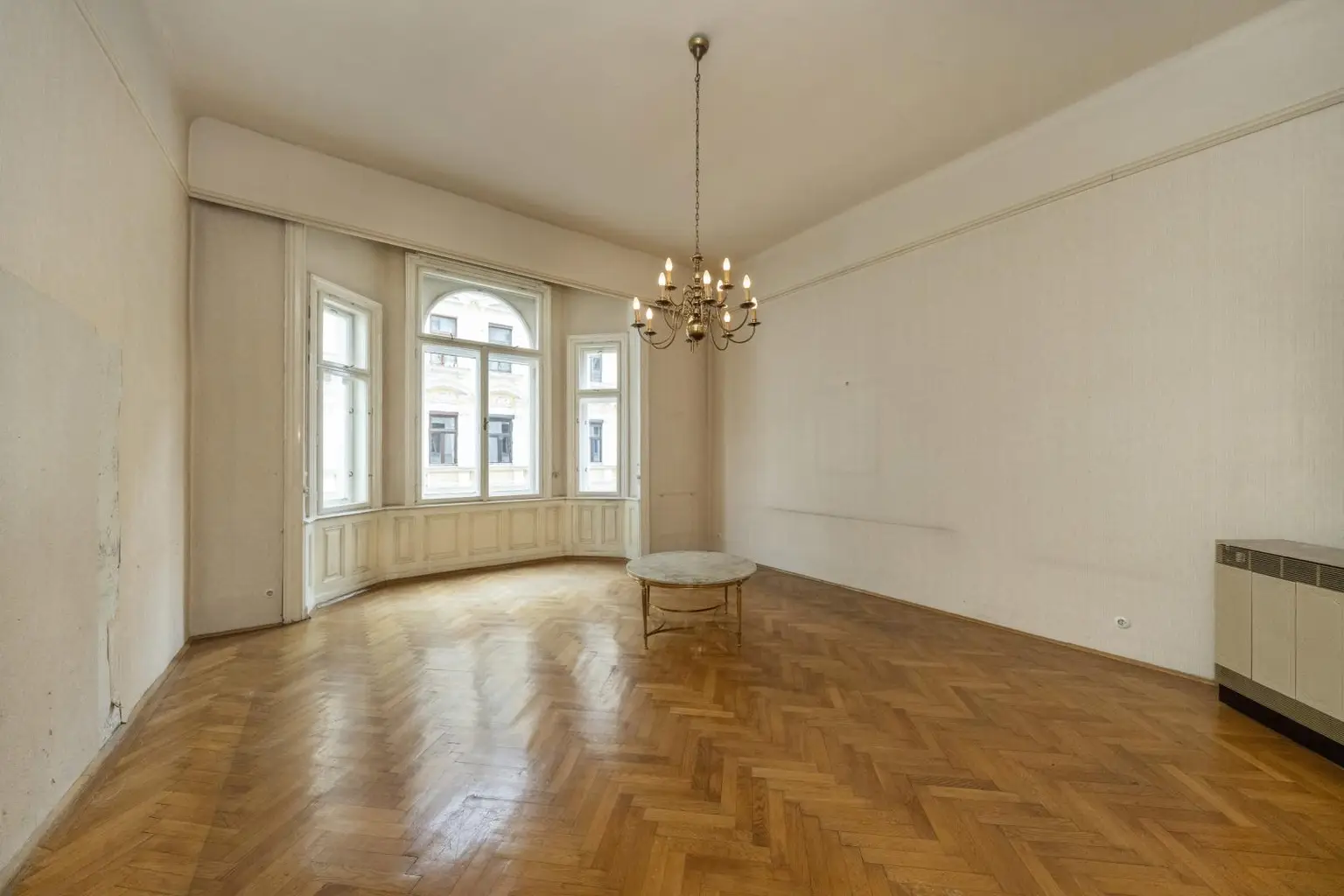 Wohnzimmer Wohnung 1070 Wien