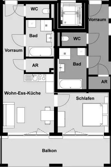 Grundrissplan Top 05