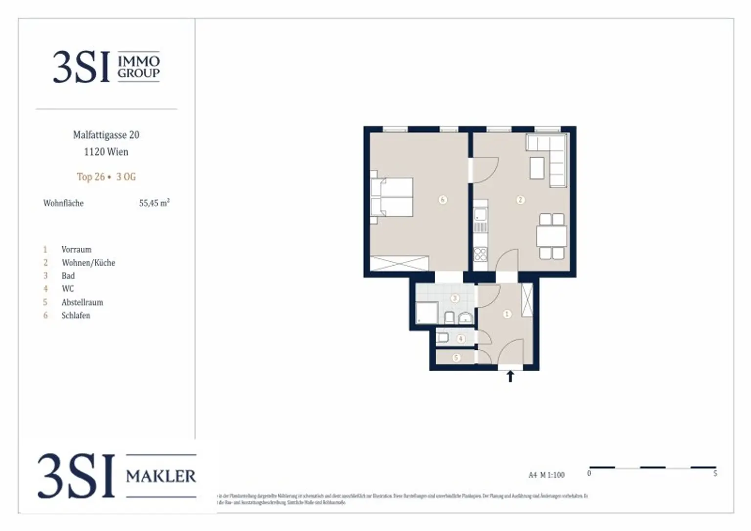 Charmante 2-Zimmer-Wohnung in 1120 Wien – Ihr neues Zuhause für 257.000 €!