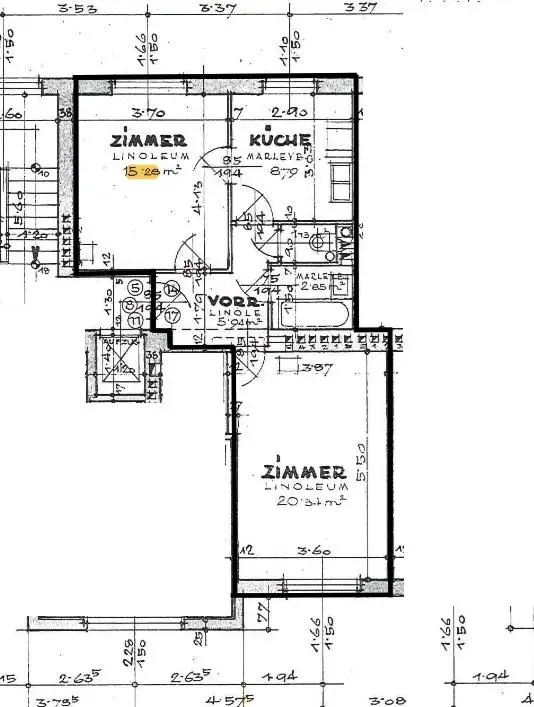 Sanierte 2-Zimmer Eigentumswohnung nahe Schweizergarten