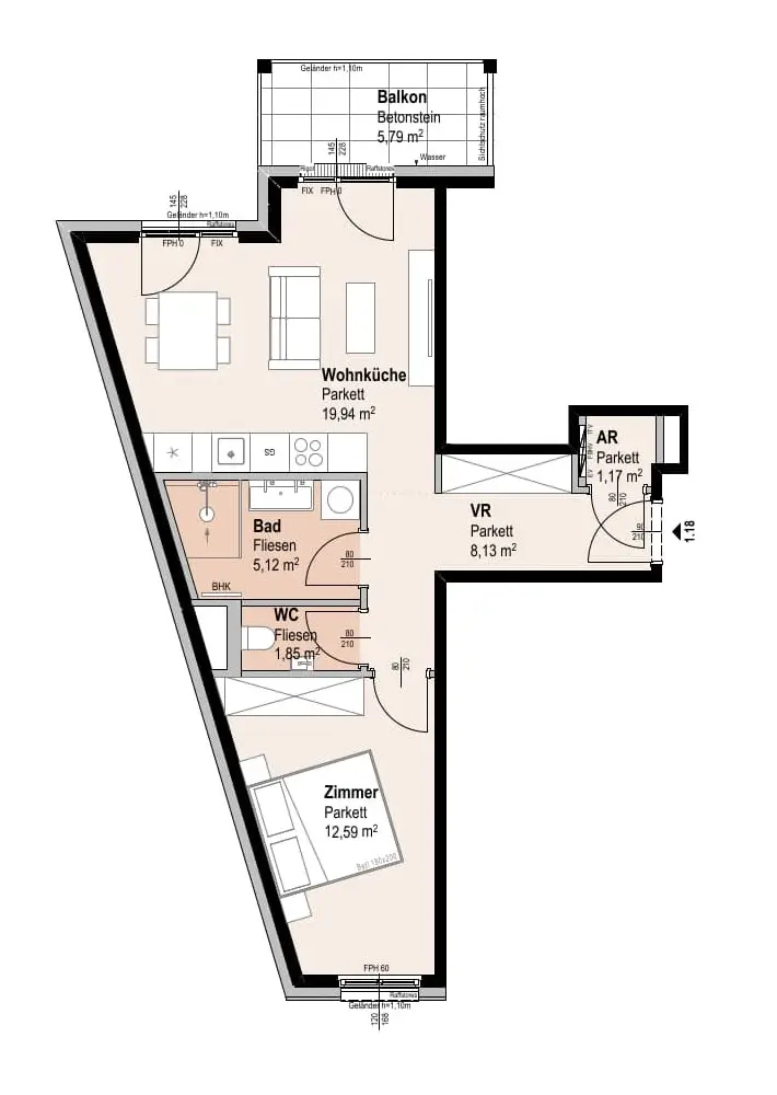 "Wohnoase Siebenbrunnengasse 44" - Nachhaltig gedacht, besonders gemacht.
