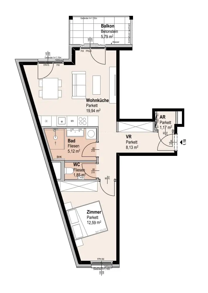 "Wohnoase Siebenbrunnengasse 44" - Nachhaltig gedacht, besonders gemacht.