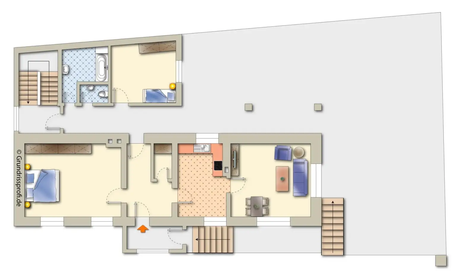 "Ein-/Zweifamilienhaus in ruhiger Lage – mit Sauna & Kachelofen!"