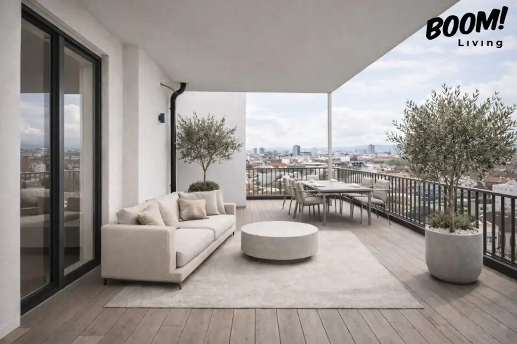 Exklusive Neubau- & Dachgeschosswohnungen mit 360°-Blick über Wien und Revitalisierter Altbau in 1100 Wien