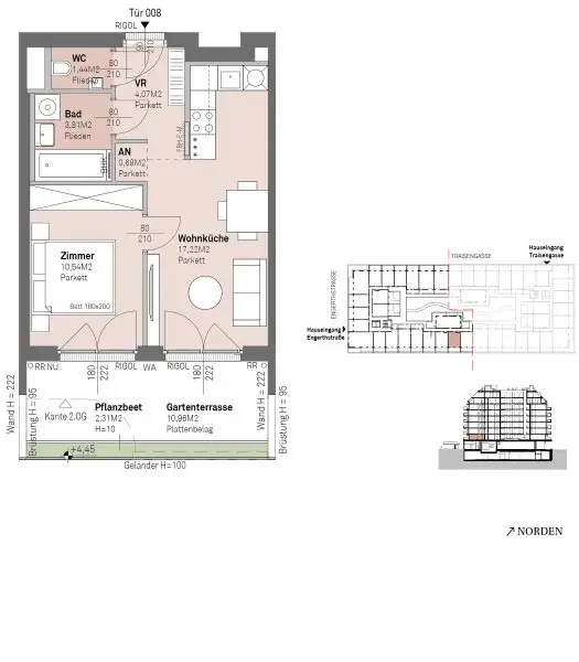 PROVISIONSFREI - Modernes wohnen am Donauufer mit Donaublick!