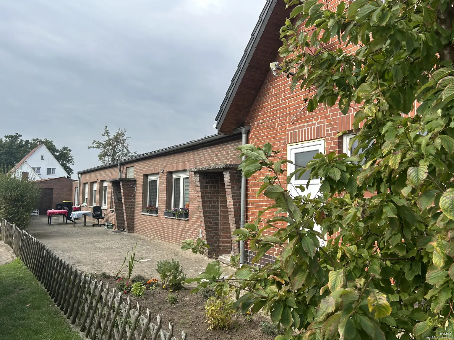 Die Nordwestliche Seite des Objektes