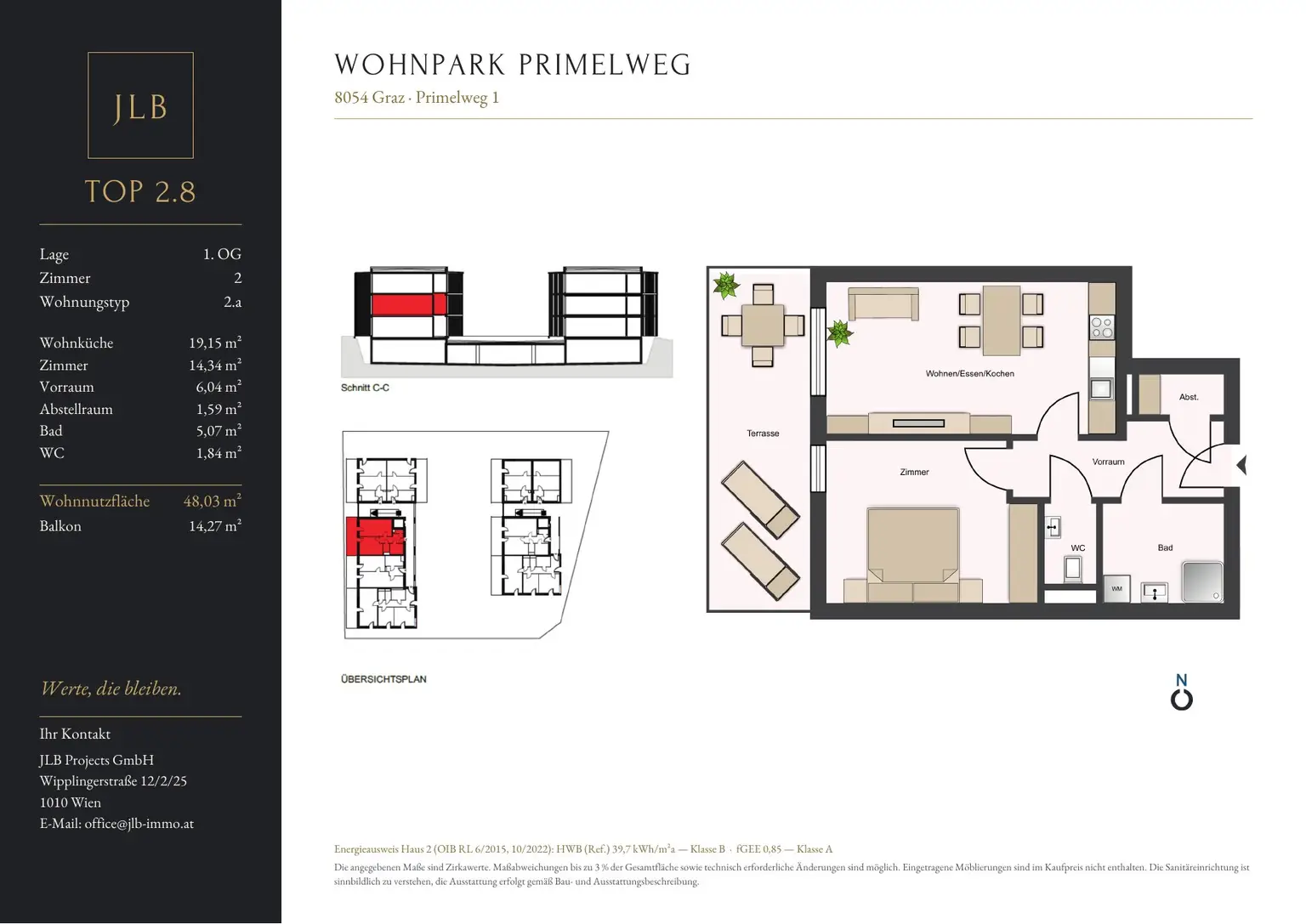 JLB Verkaufsplan Primelweg 1 – Top 2.8