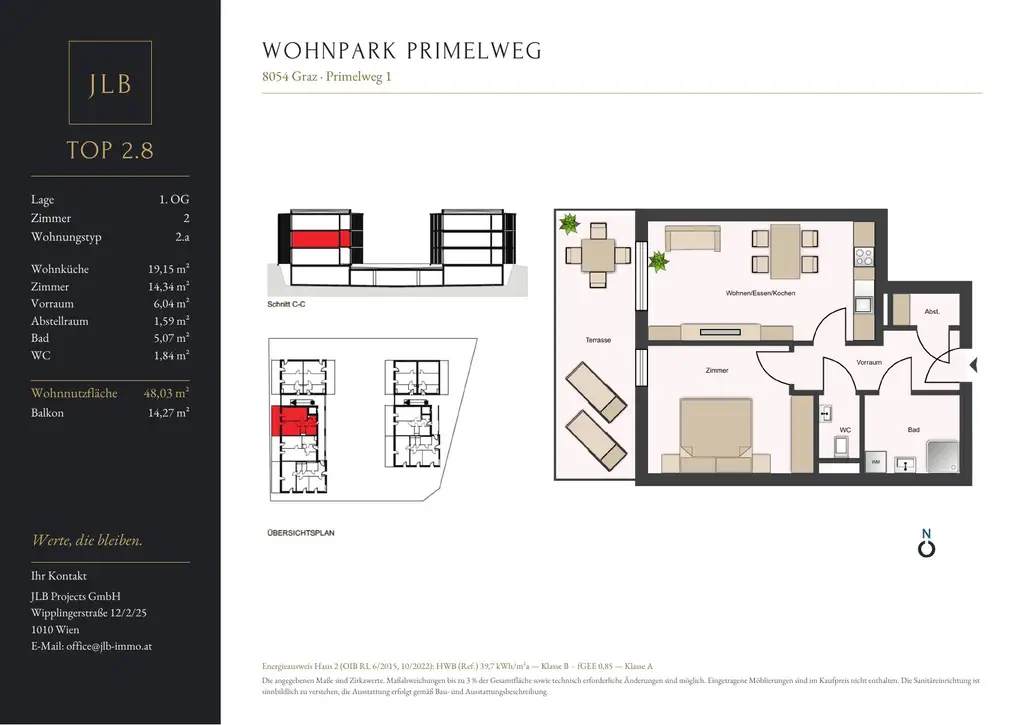 JLB Verkaufsplan Primelweg 1 – Top 2.8