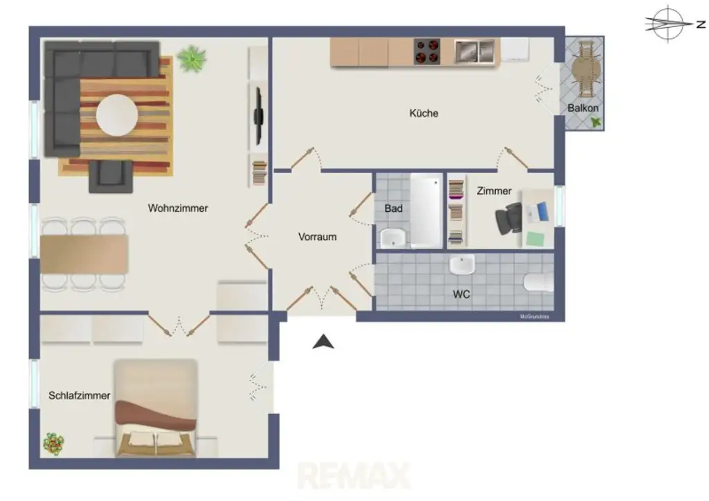 schematischer Grundriss