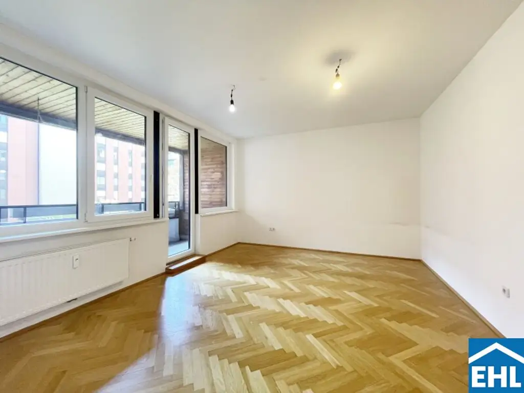 Tolle 2-Zimmer-Wohnung mit Freifläche im Arsenal!