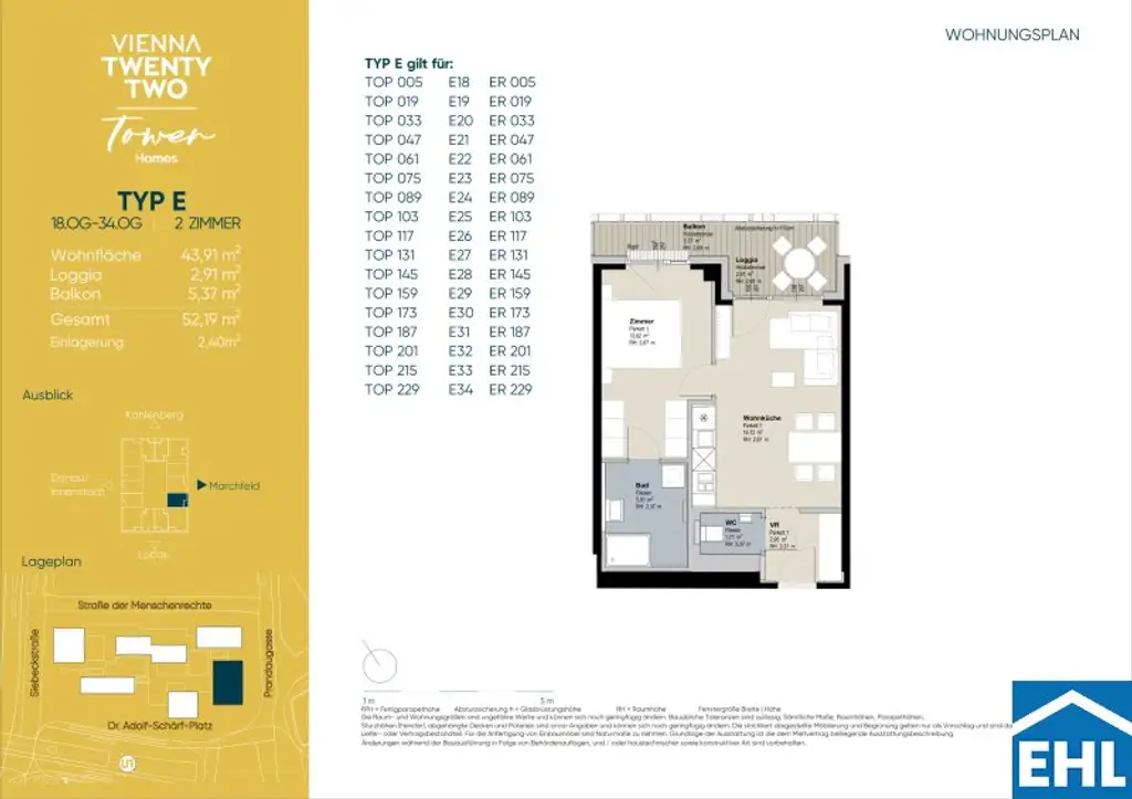 Wohnen über den Dächern Wiens – TOWER HOMES im V22