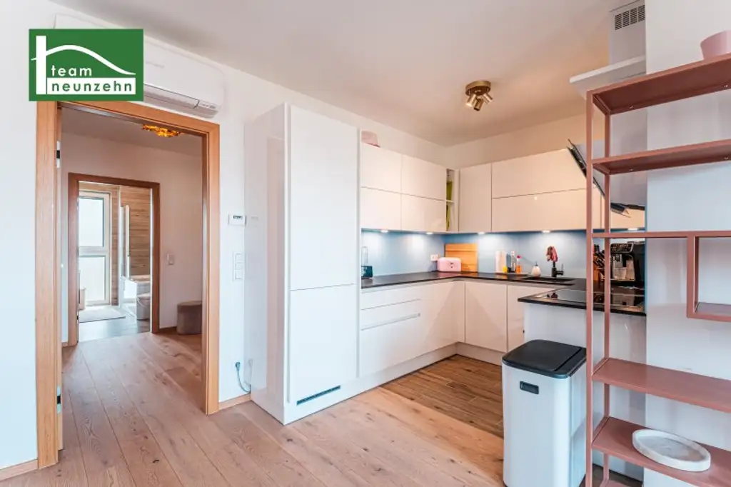 Einziehen und Wohlfühlen! Wohnung mit Hof-Balkon im hellen 4. OG nahe U3, Meiselmarkt und Schönbrunn! KLIMAANLAGE!