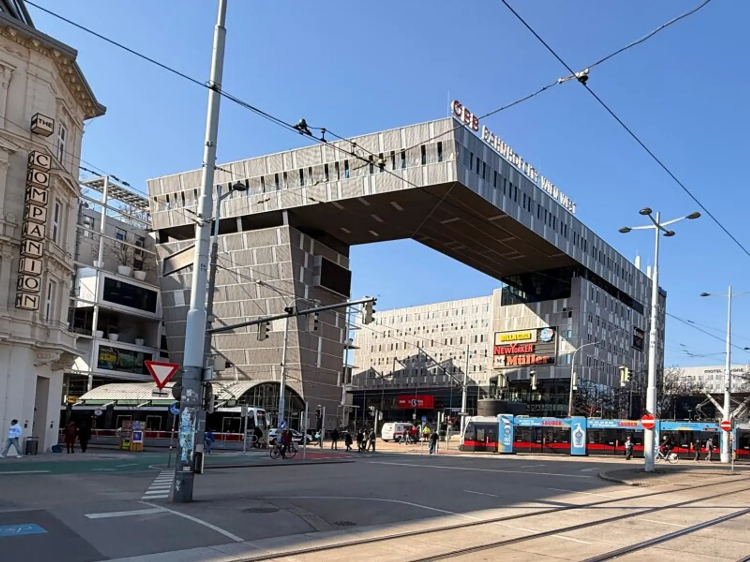 Westbahnhof Umgebung