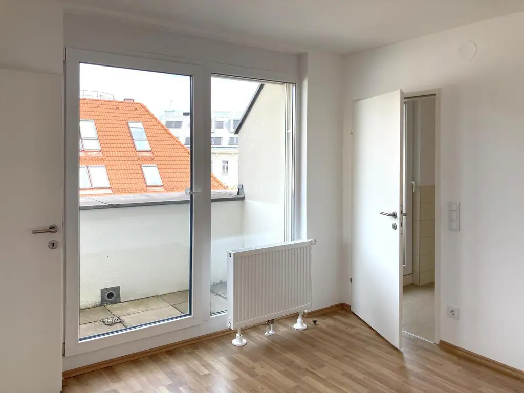 Dachgeschoss-Juwel mit Fernblick, Raumvielfalt und Terrasse in 1150 Wien