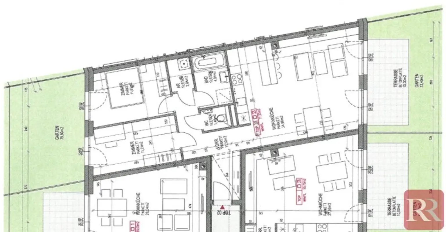 Gartenflair trifft Wohnkomfort - charmante 3-Zimmer-Wohnung