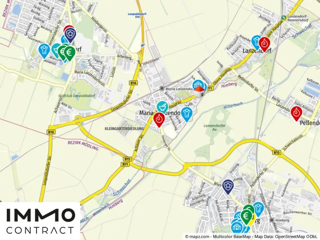 Geolyzer Kartenausschnitt