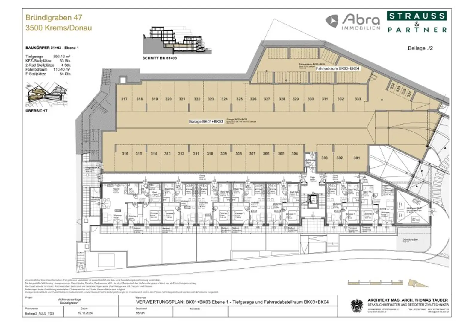 Garagenplan