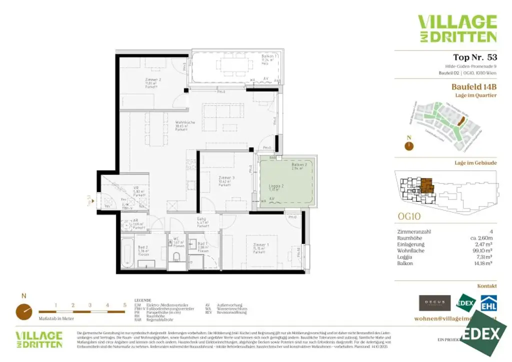 VILLAGE IM DRITTEN | BAUFELD 14B | UNIKAT FÜR FREIGEISTER | ANLEGER