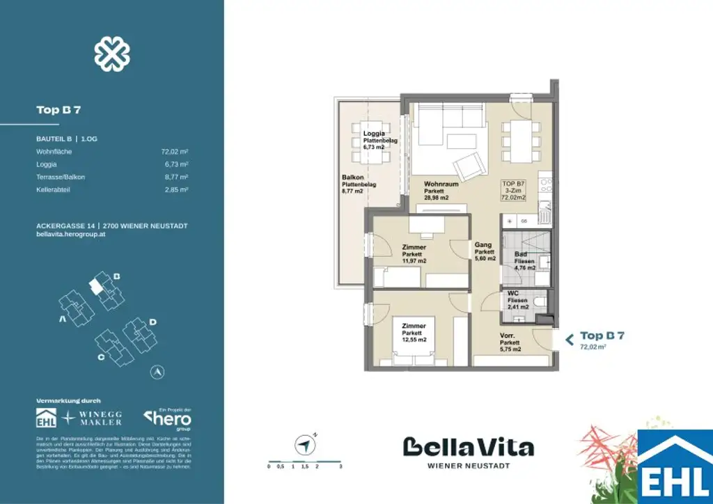 Wohnen mit Stil und Komfort – BELLA VITA in Wiener Neustadt
